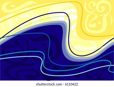 Abstract background on subject matter of music