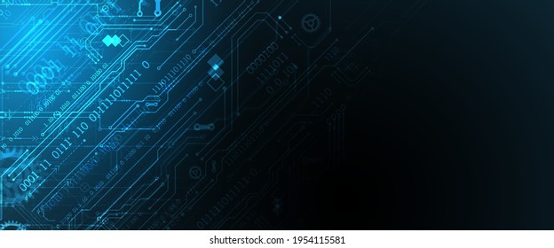 Resumen de antecedentes en temas tecnológicos y científicos. Varios detalles técnicos con el uso de código digital. Formato vectorial.