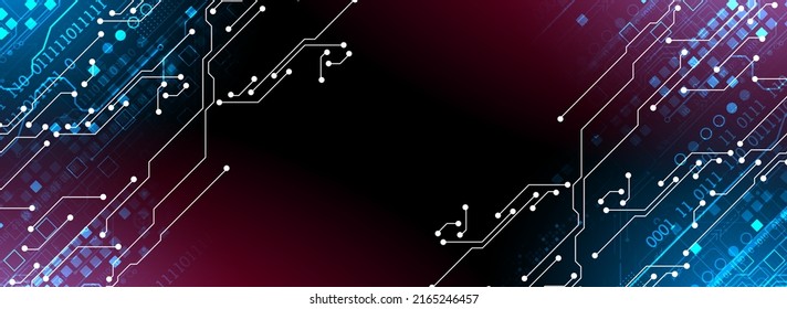 Abstract background on technological and scientific topics. Various techno details with using digital code. Vector format.