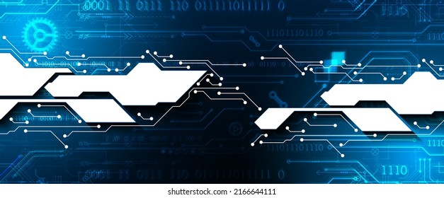 Resumen de antecedentes en temas tecnológicos y científicos. Varios detalles técnicos con el uso de código digital. Formato vectorial.