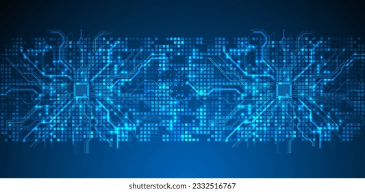 Abstract background on technological and scientific topics. Vector