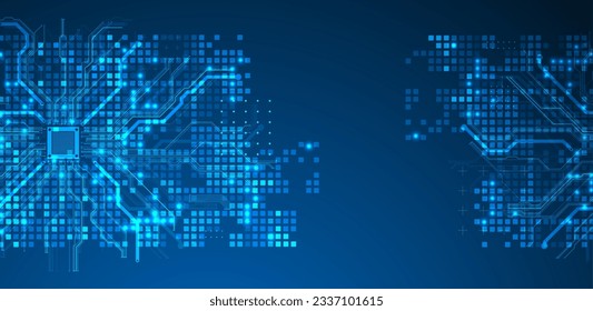 Abstract background on technological and scientific topics. Vector