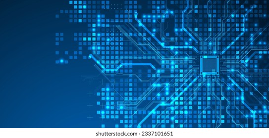 Abstract background on technological and scientific topics. Vector