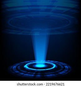 Abstract background on technology ,digital data connection modern communication style concept blue and black tones background design vector image and
Big data concept used for web multimedia template.