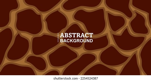 abstract background on the theme of animal skin pattern, skin of a giraffe.