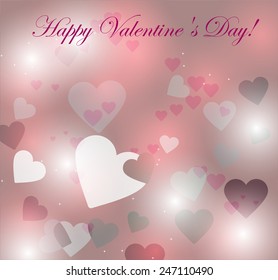 Abstract background on Valentine's Day