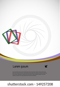 abstract background on video photo with a place for your text