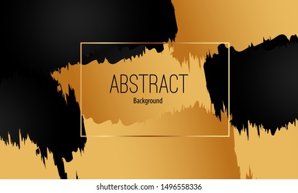 Abstract Background on yellow grunge effect 