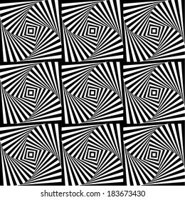 Abstract background in Opt Art style