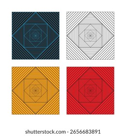 Projeto de Ilusão Óptica de Fundo Abstrato