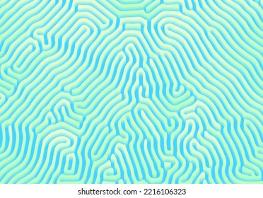 Abstract background with optical illusion generative pattern and vibrant fluid psychedelic colors