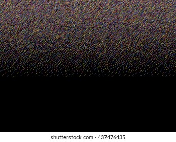 Abstract background, optical illusion of gradient effect. Stipple effect. Mosaic abstract composition. Rhythmic colorful tiles. Decorative shapes. Spectrum background. Colorful particles
