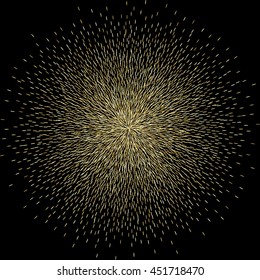 Abstract background, optical illusion of gradient effect. Stipple effect. Rhythmic noise particles. Grain texture