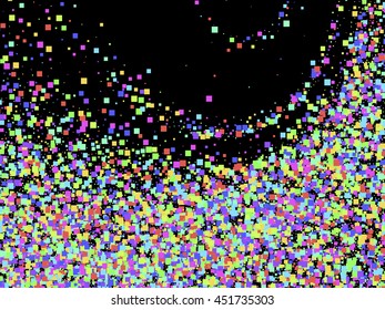 Abstract background, optical illusion of gradient effect. Stipple effect. Rhythmic noise particles. Grain texture