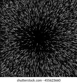 Abstract background, optical illusion of gradient effect. Stipple effect. Rhythmic noise particles. Grain texture