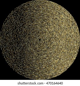 Abstract background, optical illusion of gradient effect. Stipple effect. Rhythmic noise particles. Grain texture