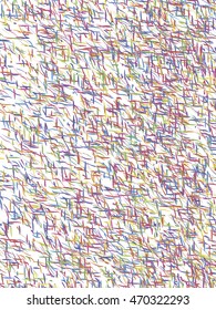 Abstract background, optical illusion of gradient effect. Stipple effect. Rhythmic colorful noise particles. Grain texture