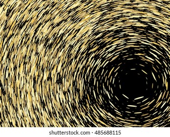 Abstract background, optical illusion of gradient effect. Stipple effect. Rhythmic noise particles. Grain texture