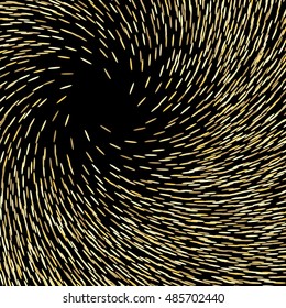 Abstract background, optical illusion of gradient effect. Stipple effect. Rhythmic noise particles. Grain texture