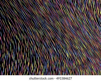 Abstract background, optical illusion of gradient effect. Stipple effect. Rhythmic colorful noise particles. Grain texture