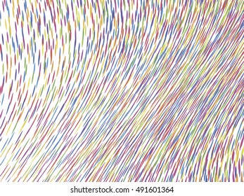 Abstract background, optical illusion of gradient effect. Stipple effect. Rhythmic colorful noise particles. Grain texture