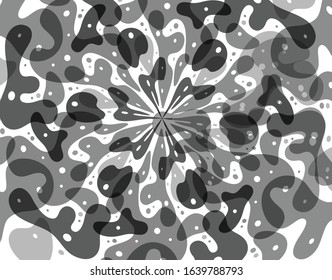 Abstract background with optical illusion wave.  horizontal lines with wavy distortion effect for prints, web pages, template, posters, monochrome backgrounds and pattern