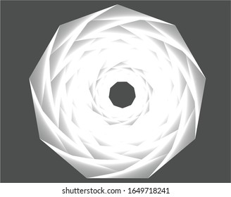 Abstract background with optical illusion wave. Black and white horizontal lines with wavy distortion effect for prints, web pages, template, posters, monochrome backgrounds and pattern