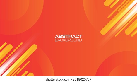 Fondo Abstractas con forma y gradiente naranja