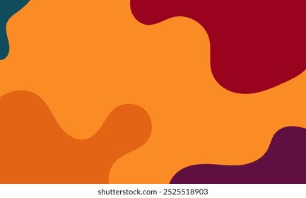 Fondo abstracto con arte naranja