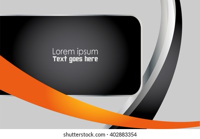 abstract background with Orange, black color
