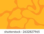 abstract background with orange blob. Cheese slime blob. Melted cheese slime blob wallpaper seamless