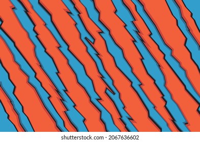 Fondo abstracto con textura de arañazos de arañazos naranja y azul