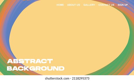 Abstract background with orange, blue, green and beige colors. Perfect to complement your website design.
