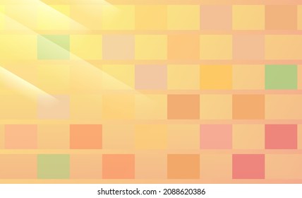 abstract background orange checkerboard design

