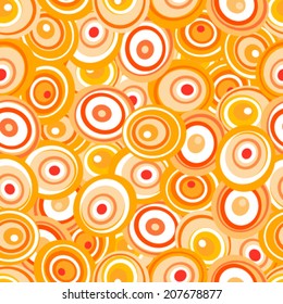 Abstract background with orange circles