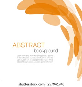 Abstract background with orange circles