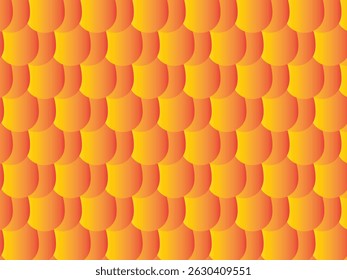 Fondo abstracto con círculos naranjas