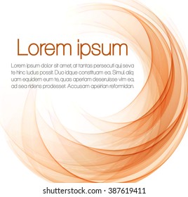 Abstract background with orange circles