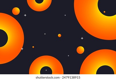abstract background with orange color 