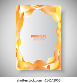 Abstract background with orange color