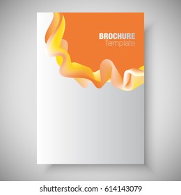 Abstract background with orange color