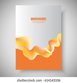 Abstract background with orange color