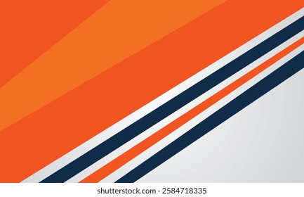 Abstract background of orange color with dark blue lines