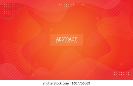 Abstract Background with Orange Color. Designed for web, banner, template, cover, etc. Suitable for your business.