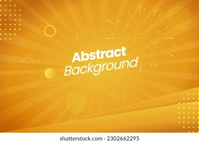 Abstract background orange color theme