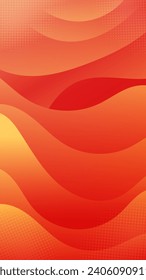 Abstract background orange color with wavy lines and gradients is a versatile asset suitable for various design projects such as websites, presentations, print materials, social media posts 