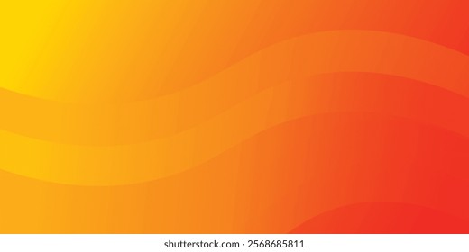 Abstract background Orange . Dynamic shapes composition. Dynamic sound wave. Design element. Vector illustration