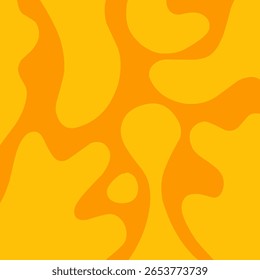 Abstracte achtergrond met oranje vlammen. Lava slijm blob. Gesmolten kaas slijm blob behang naadloos	
