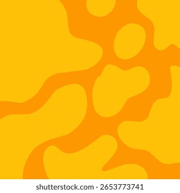 Abstracte achtergrond met oranje vlammen. Lava slijm blob. Gesmolten kaas slijm blob behang naadloos	
