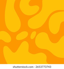 Abstracte achtergrond met oranje vlammen. Lava slijm blob. Gesmolten kaas slijm blob behang naadloos	
